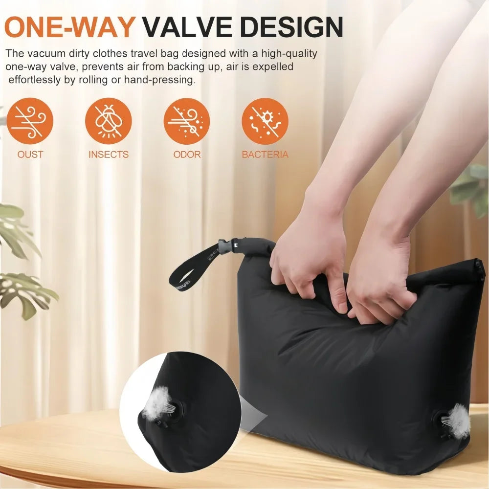 Travel Vacuum Compression Bag Portable Large Capacity Storage Bags Luggage Clothes Packing Cubes Bag Dustproof Trip Travel Bags