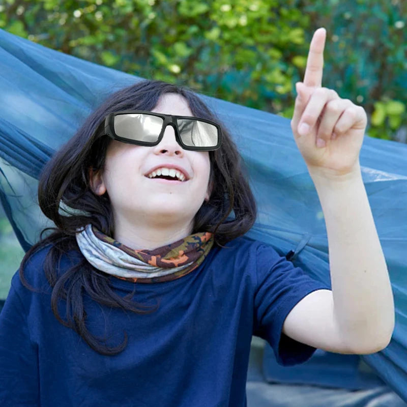 1/2/3/5Pcs Solar Eclipse Glasses ISO Certified Eye Protection Safe Viewing Shades For Direct Sun Astronomy Observation Events
