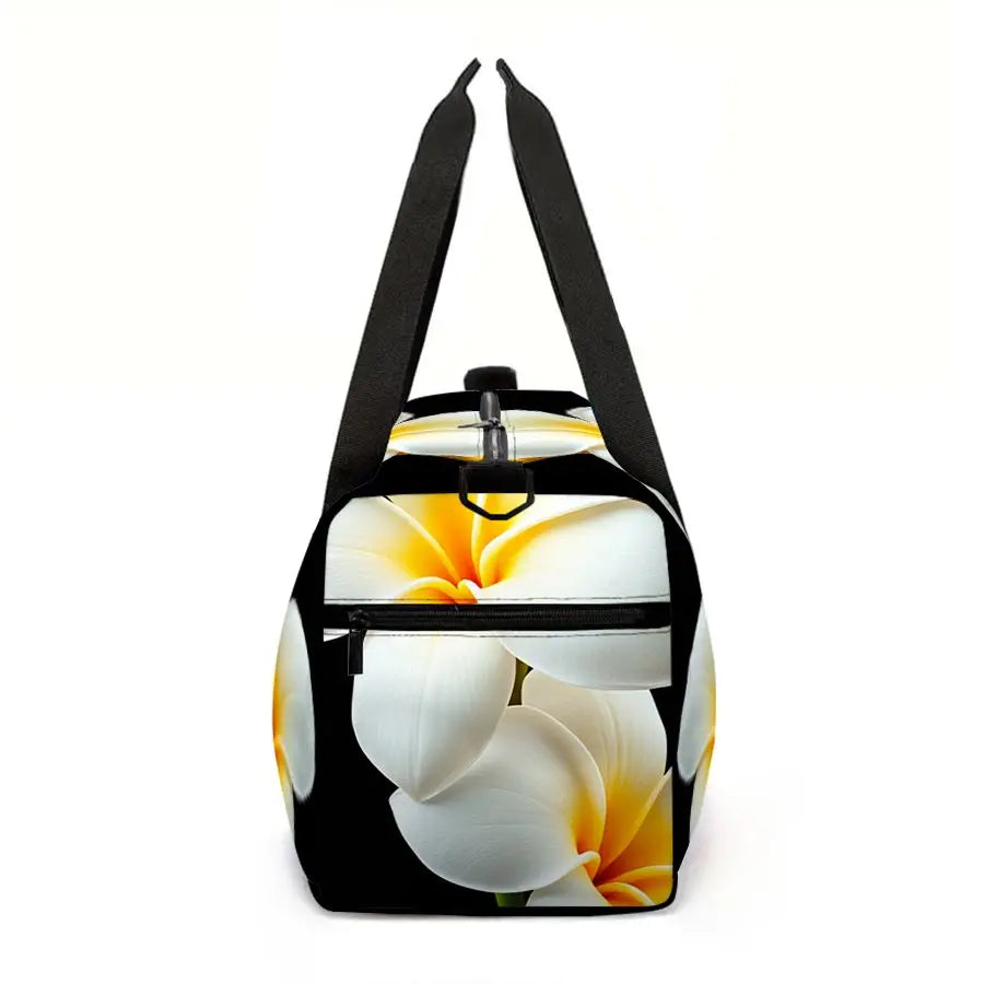 Flower Print Large Capacity Luggage Bag for Boy/Girl Best Gift 2D Cartoon Travel Duffels Outdoor Fitness Bag for Children
