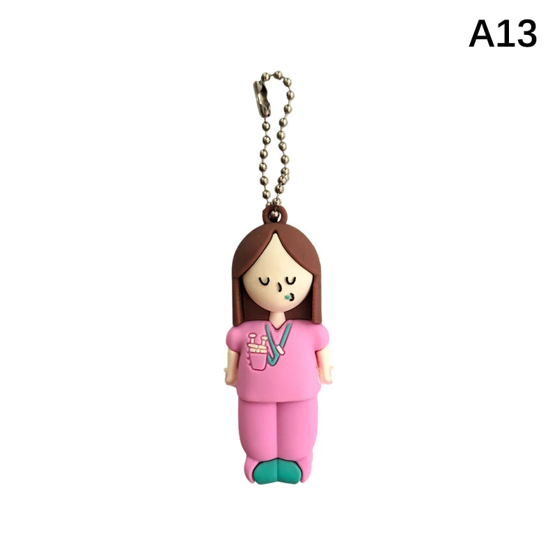 Ampoule Bottle Opener Keychain Syringe-Shaped Medication Vial Cutter Nurse Doctor Ampoule Bottle Breaker Aid Nurse Tool