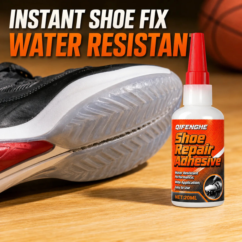 QIFENGHE 20ML Shoe Repair Adhesive, Waterproof Strong Glue for Sneakers Boots, Professional Shoe Repair Glue