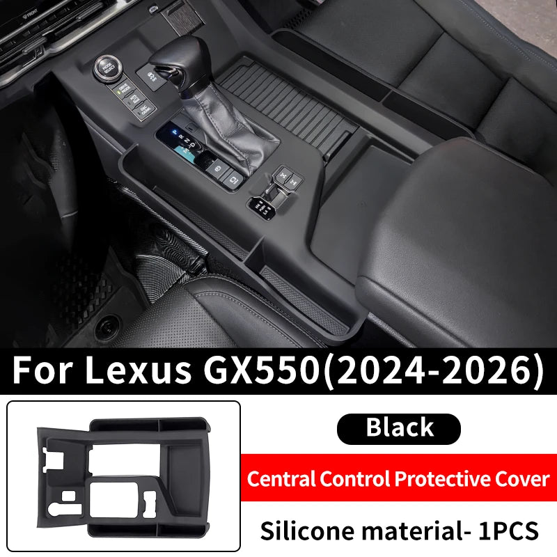 For Lexus 2024 2025 2026 GX550 GX 550 Center Console Protective Cover Non-slip Anti-scratch Dust-proof Car Interior Accessories