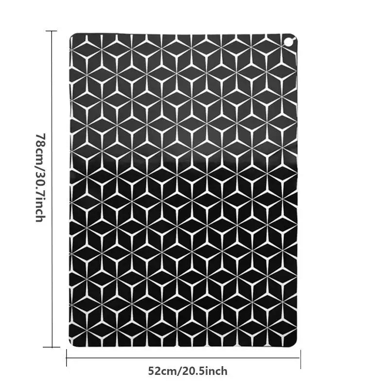 Induction Cooktop Protector Mat - Glass Fiber Silicone Pad Thermal Conductive And Oil Resistant Pad Electric Stove Burner