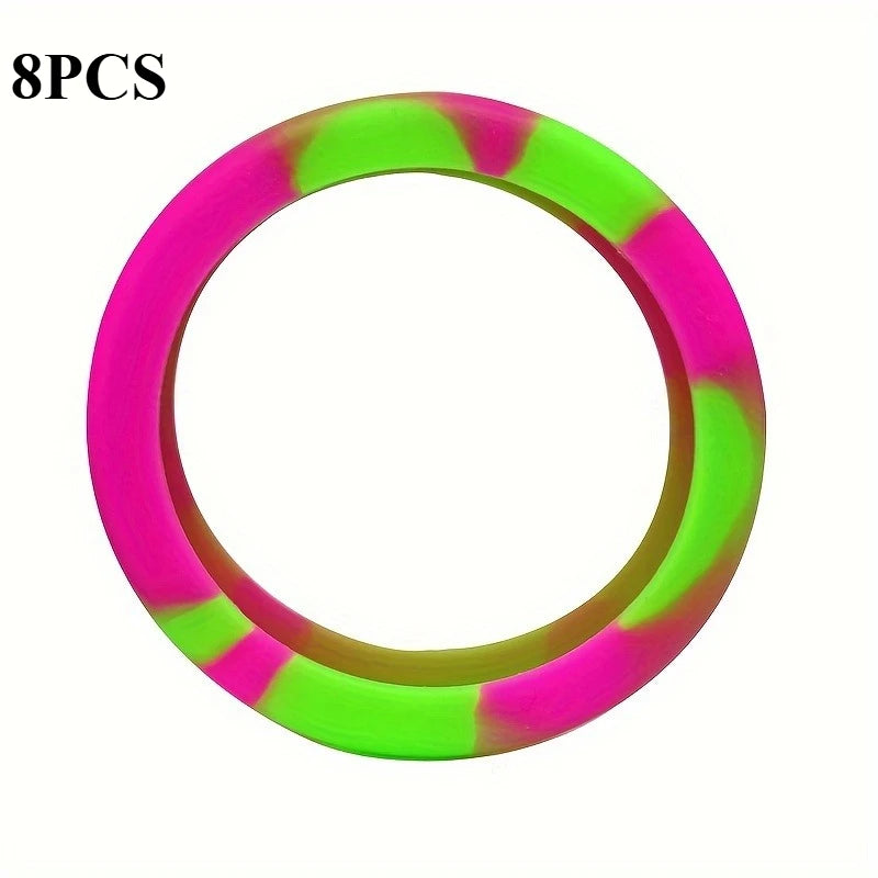 8Pcs/Set Luggage Wheels,Silent Protective Cover,Suitcase,Travel Box,Wheels,Anti-skid Cover,Wear-resistant Rubber Cover