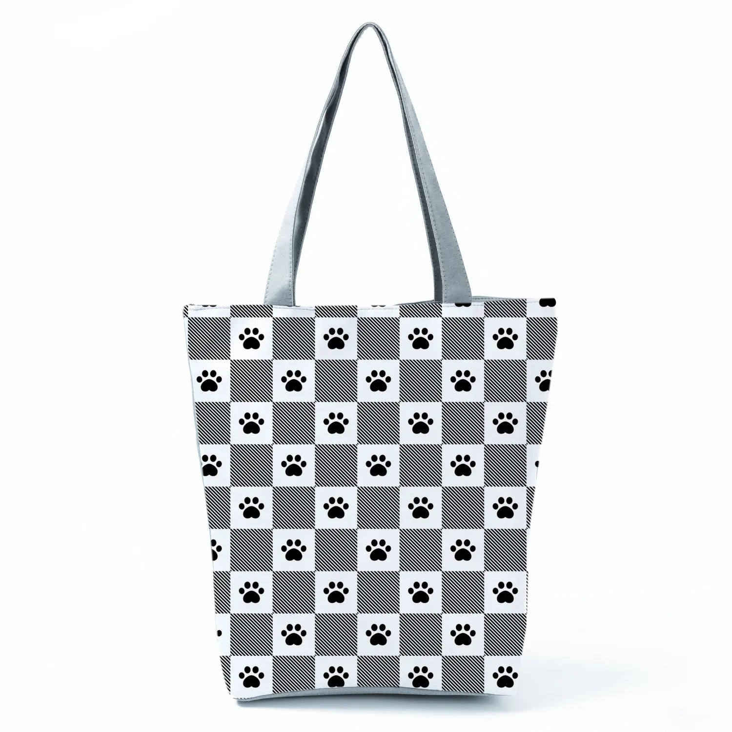 Fashion Dogs Paws Handbags Printed Love Dogs Shopping Bag Casual Women Shoulder Bag Summer Kawaii Female Tote Travel Beach Bag