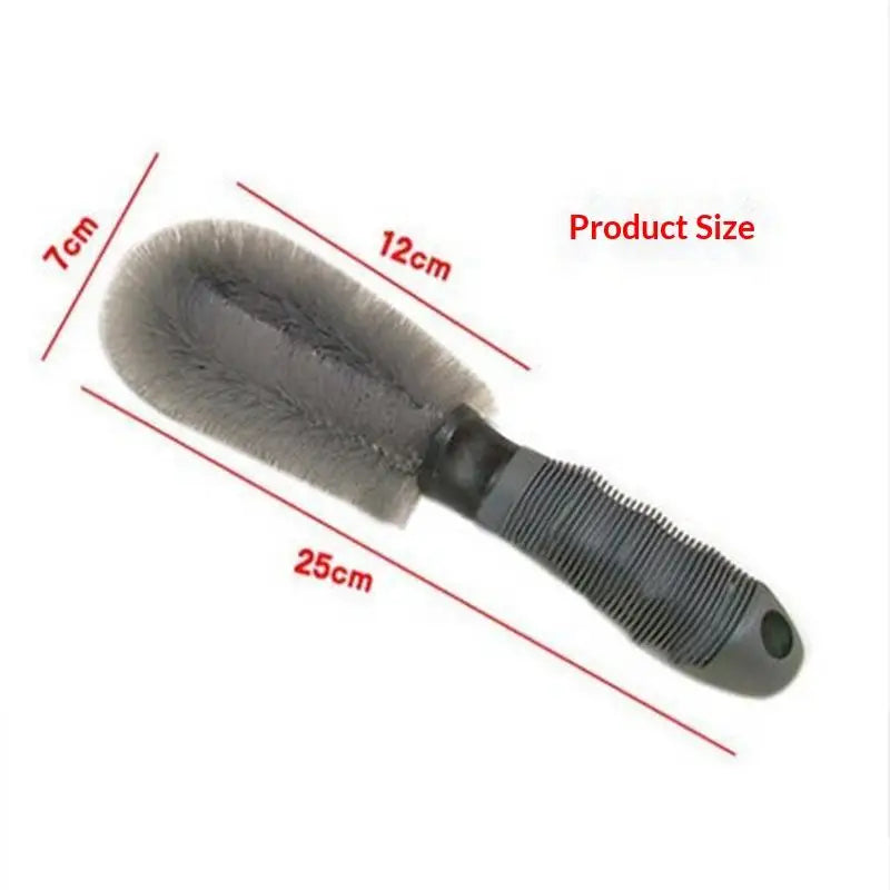 Auto Car Wheel Brush Tire Cleaning Tools for Alloys Tyre Rim Scrubber Cleaner Set Ideal for Home Garage and Car Wash