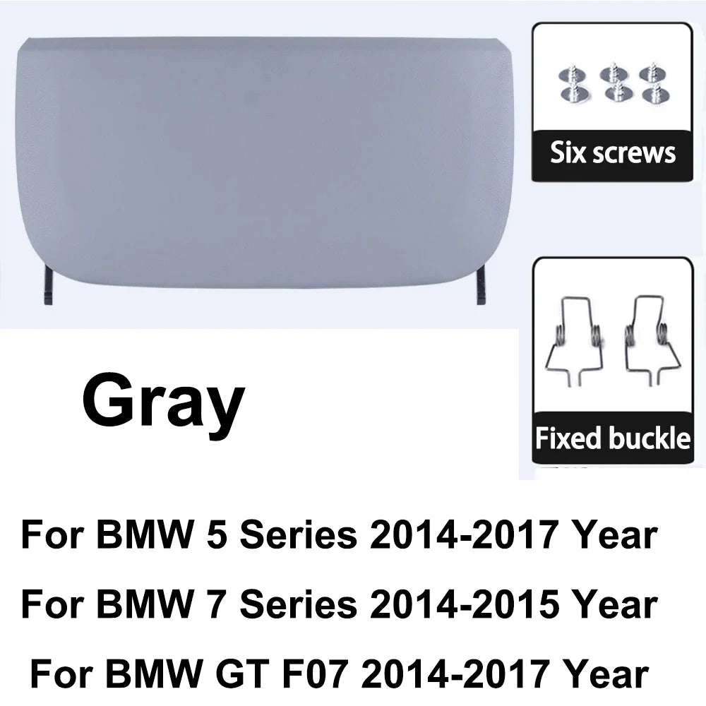 For BMW 5 7 GT Series 2009-2017 F10 F11 F01 F02 F07 Car Seat Back Panel Leather Backrest Storage Pocket Cover