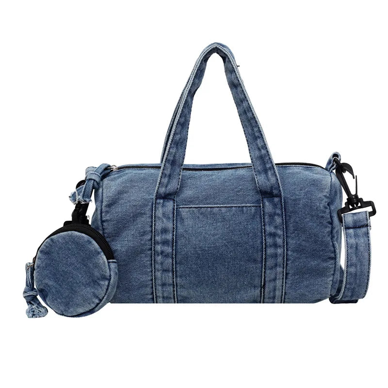 Cowboy cloth bag, women's fashion handbag, versatile single shoulder crossbody bag, versatile commuting tote bag