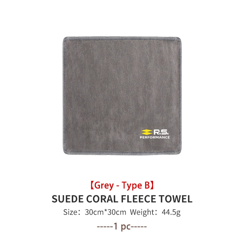 Super Absorbent Car Wash Coral Velvet Towel Cleaning Cloth For Renault Dacia RS Megan Scenic Logan Laguna Clio 3 4 Kadjar Espace