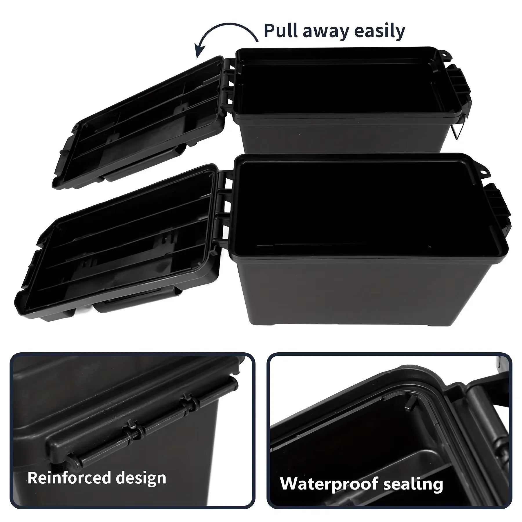 Hard Plastic Tool Case Storage Box Organizer for Tools and Hardware Protector Toolbox