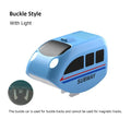 Fun Plastic Buckle Tracks Train With Light Intelligent Toy Railway Track Toys Smooth Steady Driving Small Train