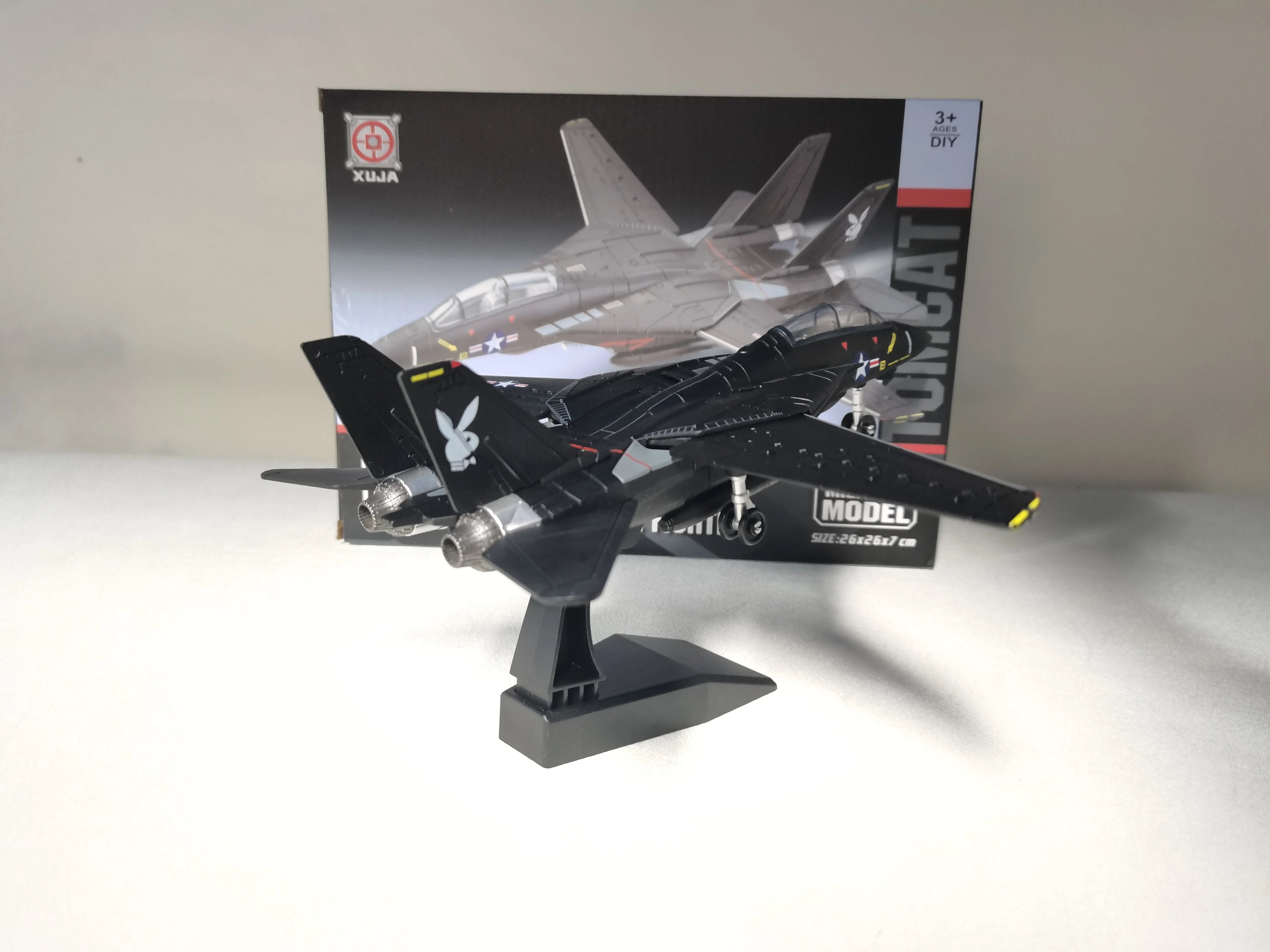 Diy F14 Tomcat Model Aircraft Kit 1/72 Assembly Model Toy Planes ABS Military Model Toys For Gifts Educational Toys