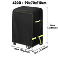 420D Outdoor Barbecue Cover, Marine Barbecue Stove Protective Cover, Lightweight Portable, Dust Cover, Waterproof and Sun Protec