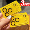 3PCS Camera Lens Tempered Glass for IPhone 17 Pro Max Air 16ProMax HD Clear Lens Protective for iPhone 15 14 13  12 11 Pro Glass