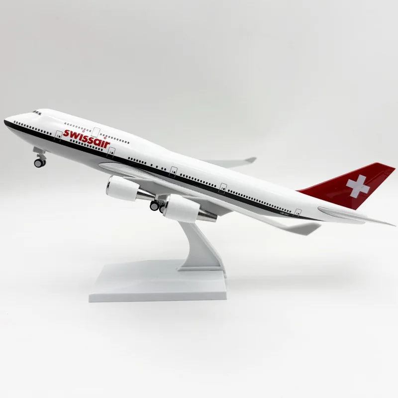 30cm Scale Plane 1/250 B747 Series Model Airplane Toy Resin Diecast Airplanes Building Kit (With Stand) Aviation Toys for Boys