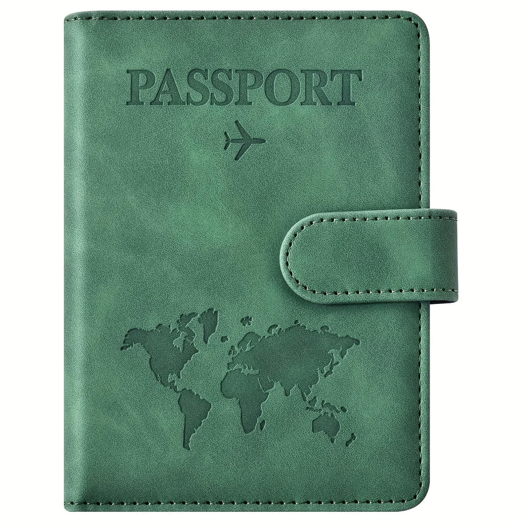 Passport Holder, Passport Cover with Credit Card Slot and Boarding Pass Slot Combo, Passport Wallet Case Book Travel Must Have,
