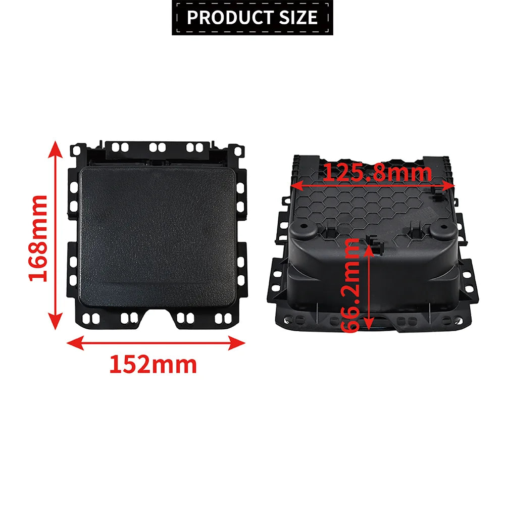 New For VW Golf Sharan MK2 Tiguan MK1 Seat Alhambra MK2 Dual Cup Holder Rear Drinking Cup Bracket Black 7N0862533 Car Accessorie