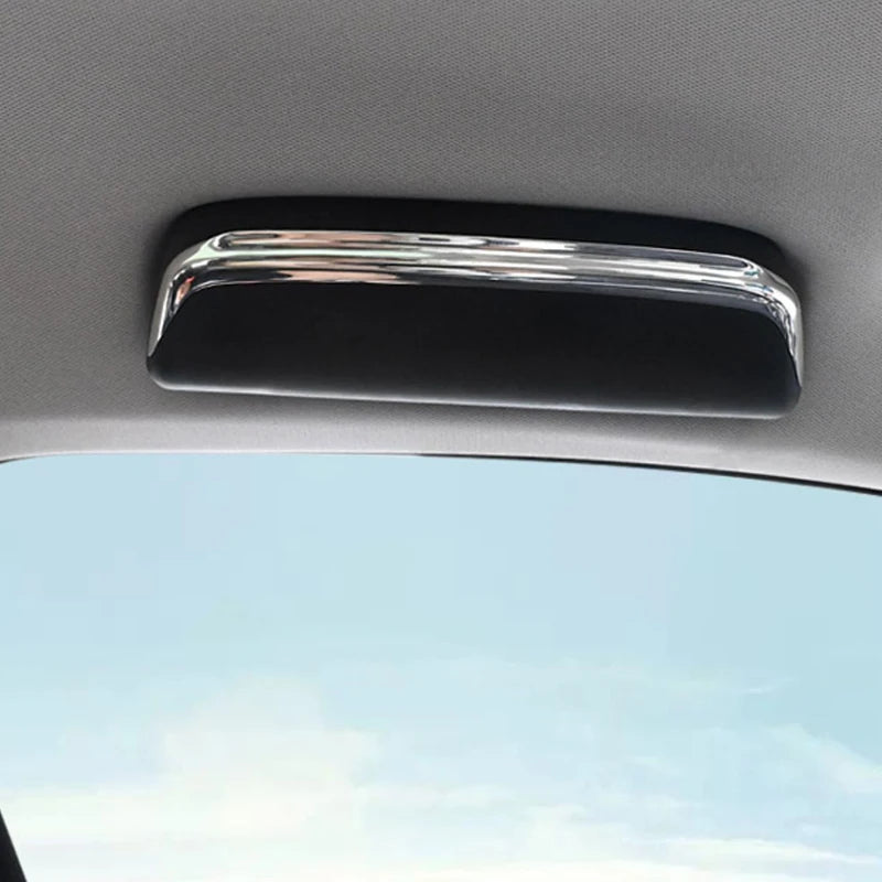 Sunglasses Holder For Audi Q4 E-tron Roof Handle Armrests Glasses Case Car Storage Organize Box Interior Styling Accessories