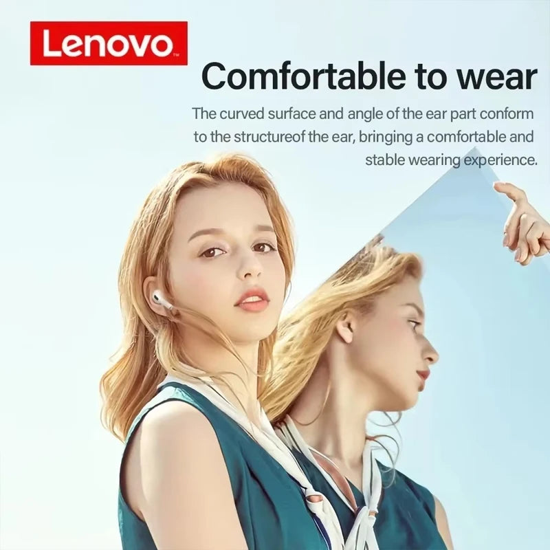 Original Lenovo LP40 Bluetooth Earphone 5.0 Immersive Sound HIFI TWS With Microphone Touch Control For Long Standby Time Motion