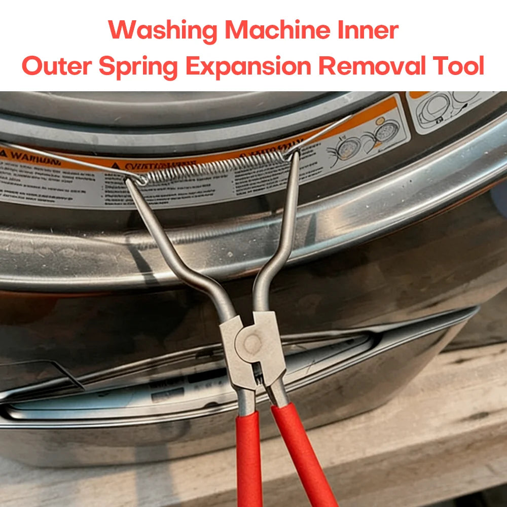Washing Machine Spring Expansion Tool Spring Clamp Pliers Hand Tool Effortless for Remove & Install Inner Outer Tub Seal Clamp