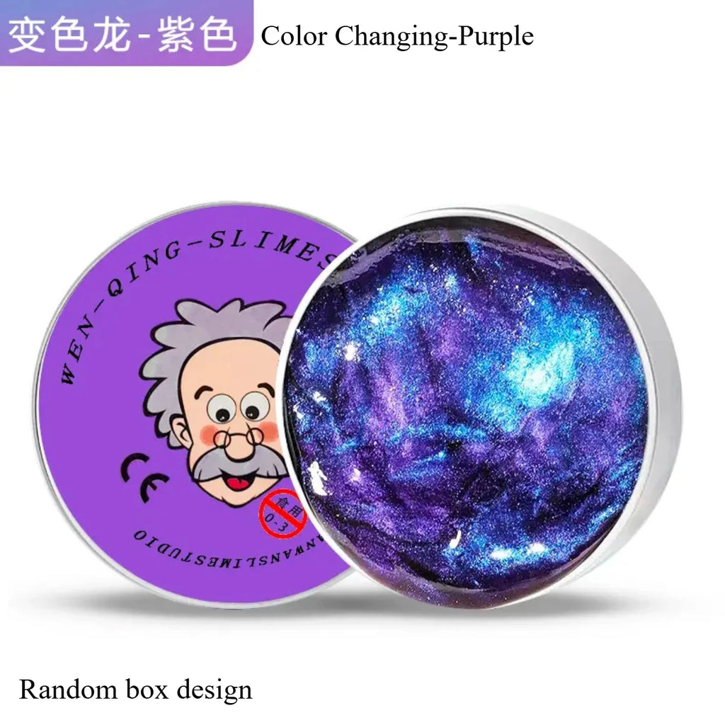 New Stress Relief Toys Old Man Liquid Squishy Transparent Crystal Slime Fluffy Foam Putty Kids Safe Bouncy Stretchy Color Slime