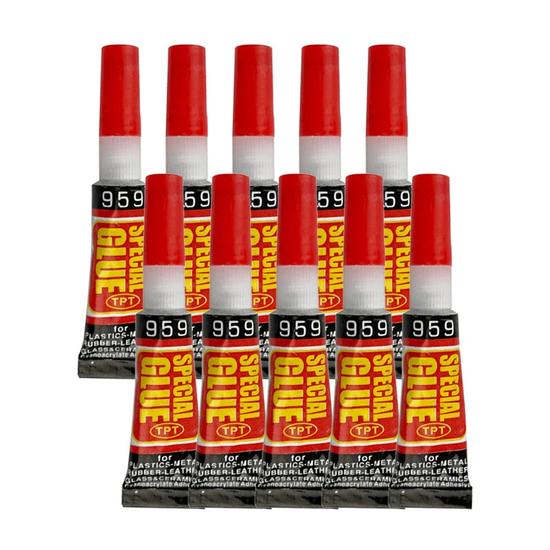 B7000 Super Glue Instant Strong Adhesive 10/20/50pcs Wood Rubber Metal Glass Cyanoacrylate Nail Gel 502 for Stationery Store