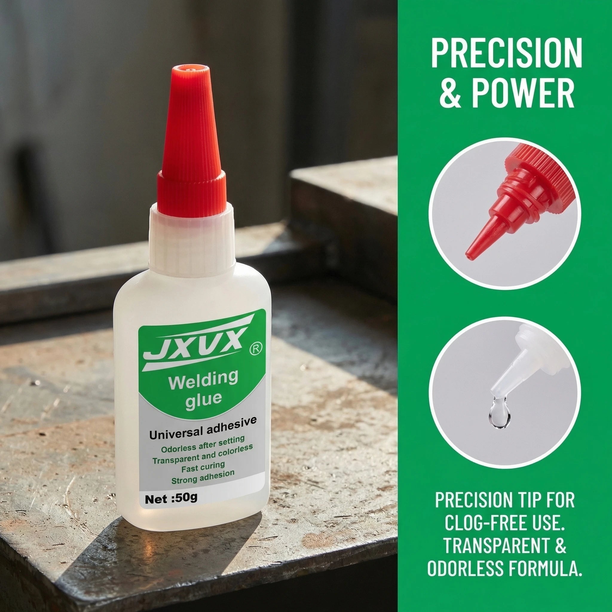 20/50ml Powerful Welding Adhesive Quick-Drying Universal Sealant Plastic Repair Sealant Tile Fixing Sealant Metal Welding Filler Multi-Purpose Adhesive