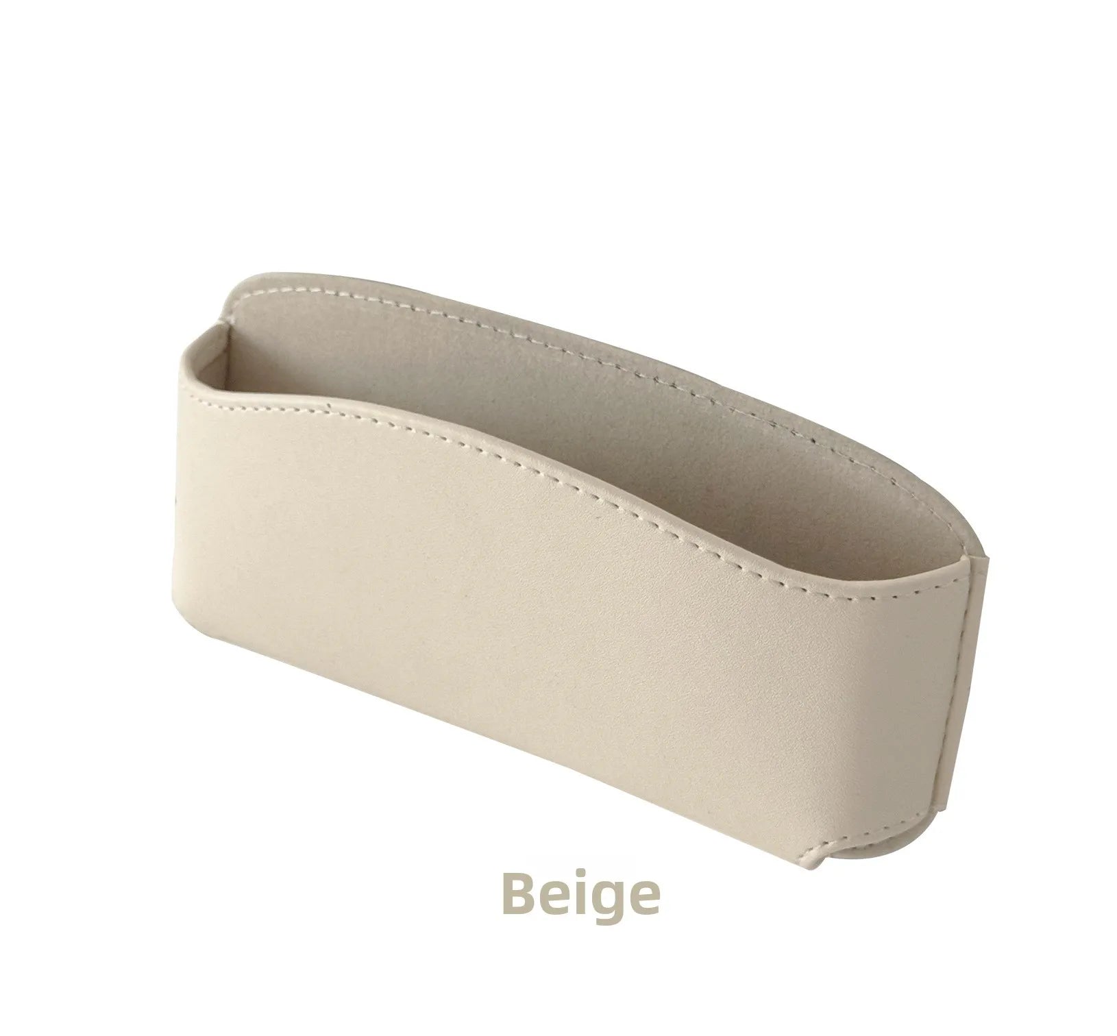 Simple Car Glasses Box Car Door Glove Box Multi-function Storage And Paste Style Glasses Clip Leather Storage Box