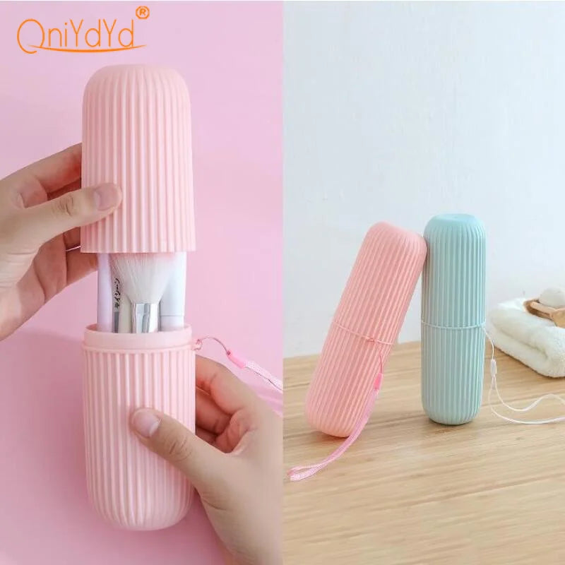 Personal Care Portable Storage Box Toothpaste Toothbrush Protect Holder Beauty Make Up Tool Case for Travel Camping Display