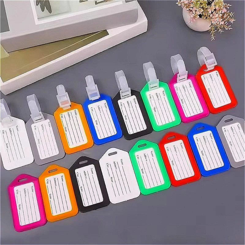 5/15/25PCS Luggage Tag Travel Tour Group Bag Luggage Tag  Airplane Boarding Labels Travel Accessories