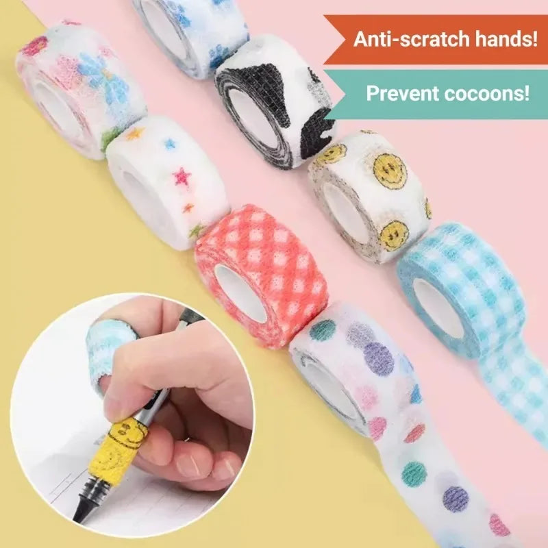 Finger Tape Guard Bandage Self-adhesive Anti-wear Sports Tape Athletic Wrap Elastic Tape Study Hand Stickers Protective Cover