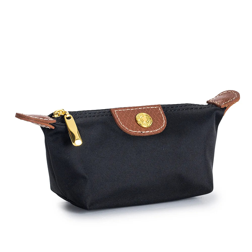 Mini Dumpling Coin Purse Fashion Nylon Makeup Bag Lightweight Portable Lipstick Earphone Storage Case Ins Style Women's Wallet