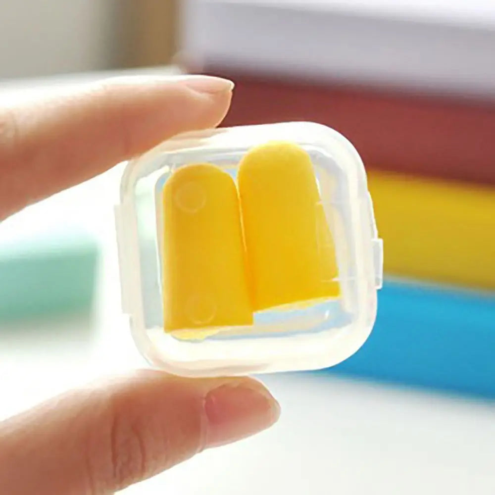 1 Pair Soft Noise Reduction Anti-noise Earplugs Soundproof Sound Insulation Ear Plugs Foam Waterproof Sleeping Earplugs Sleep