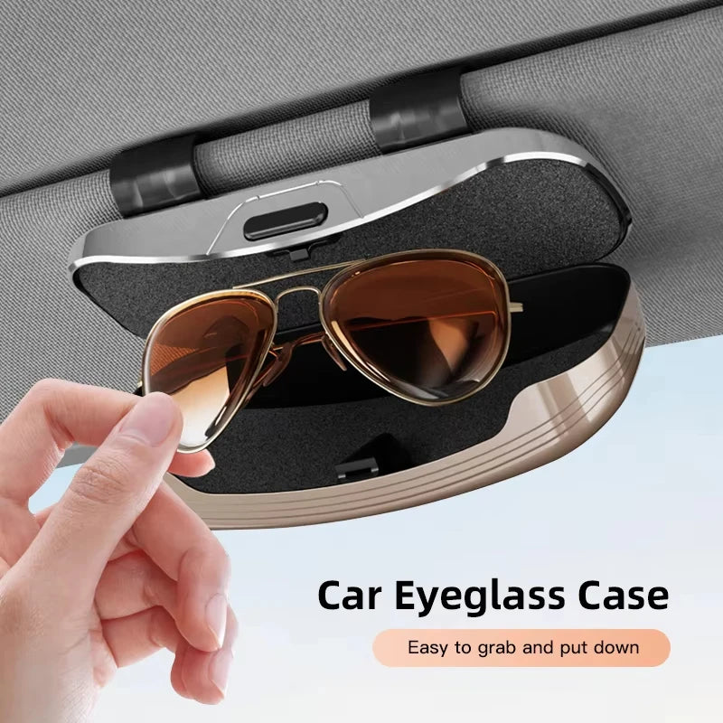 Car Visor Glasses Box Auto Sunglasses Storage Case For Mercedes Benz AMG GLE GLS CLA CLE GLC CLS GLA W223 W213 W206 W464 W247