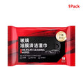 10Pcs Car Glass Oil Film Removal Wipes Car Window Glass Oil Film Remover Oil Film Cleaning Wipes Glass Windshield Cleaning Wipes