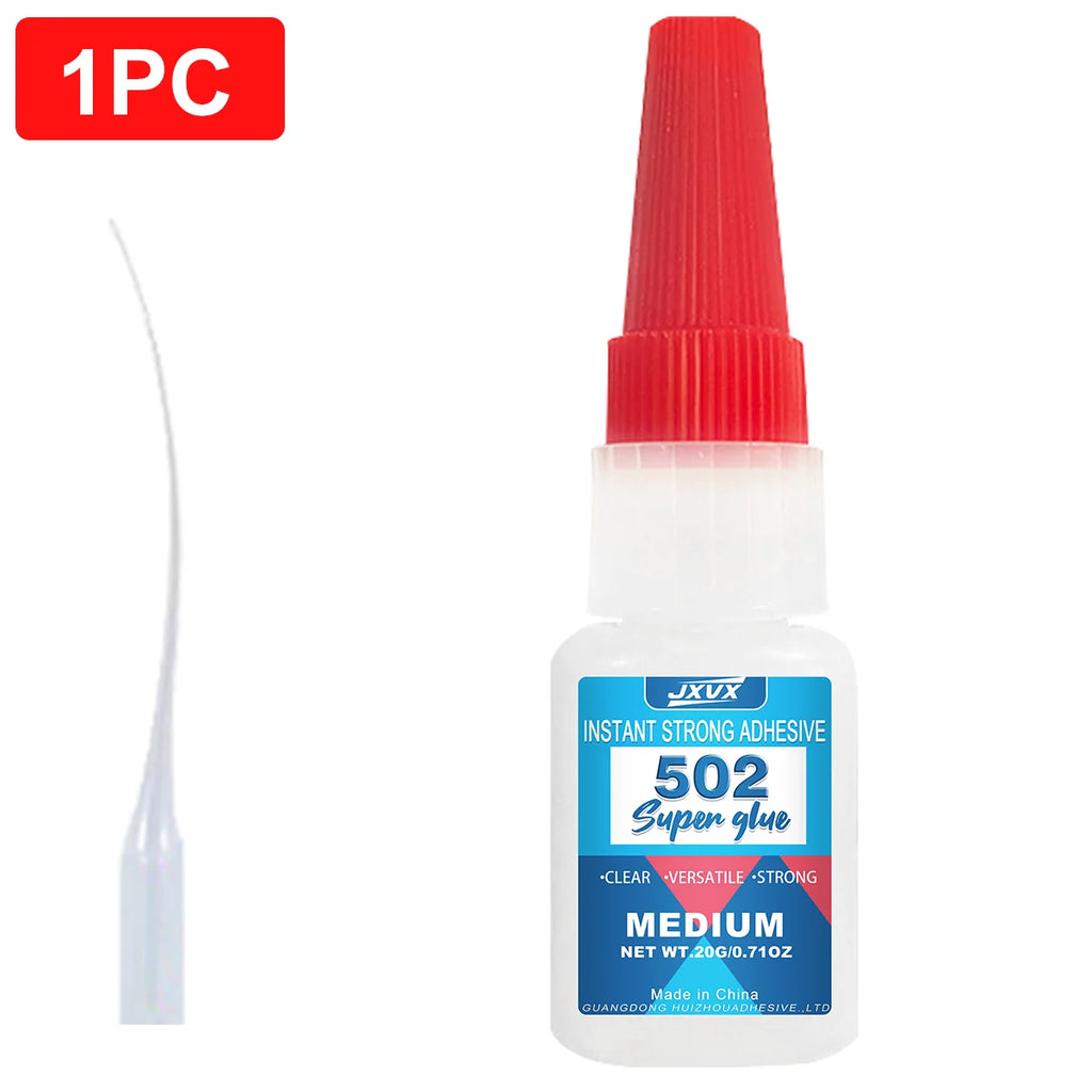 The Super glue quick-drying Cyanoacrylate for ceramic drink metal rubber plastic instant strong bond 20g 35g 50g fast repair Agent waterproof stationery store supplies