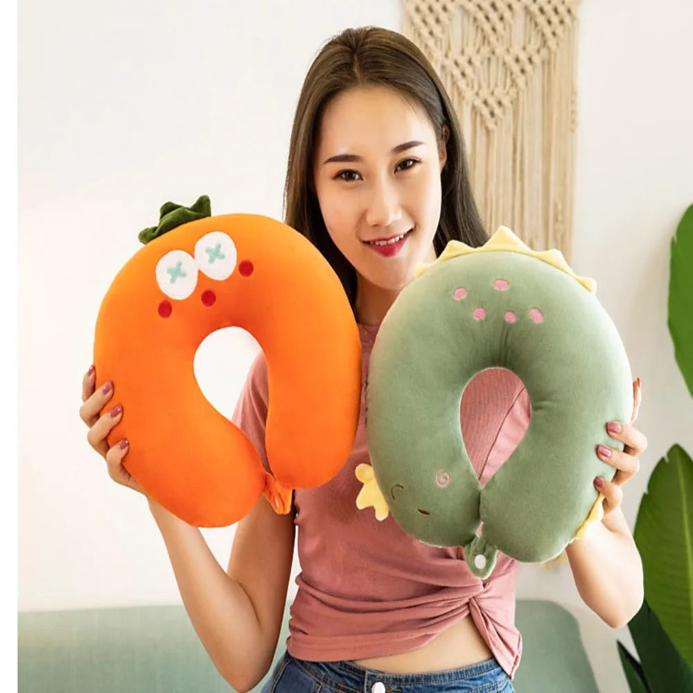 Soft Children Outdoor Short  Travel Pillow Flight Neck Pillow U-shaped Pillow