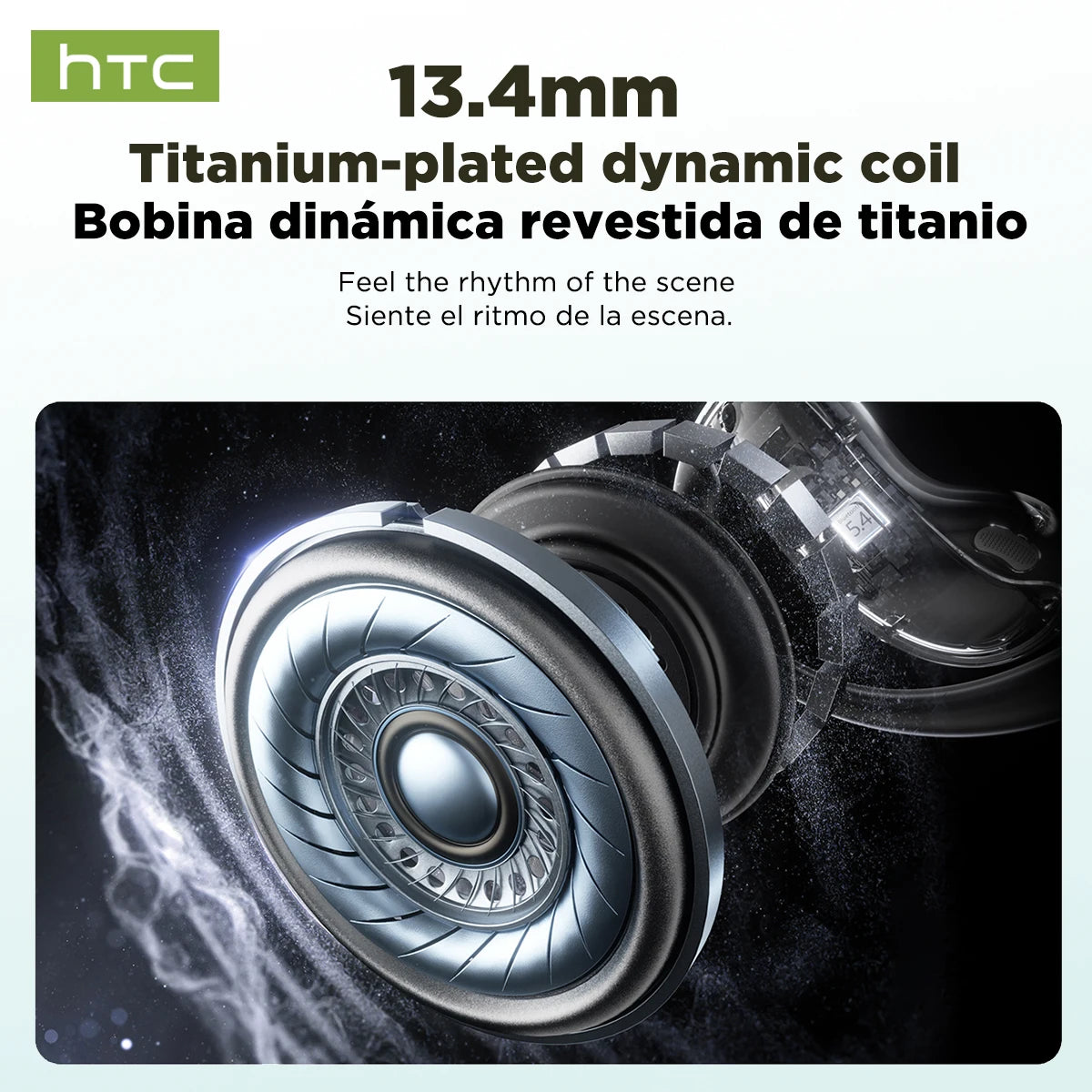 Bluetooth Wireless Headset HTC NE19 Open Ear Sports Earbuds Strong Bass Waterproof Ear Hook Stereo Bluetooth Auricles Choice