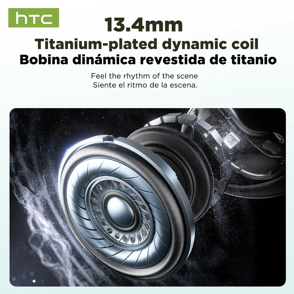 Bluetooth Wireless Headset HTC NE19 Open Ear Sports Earbuds Strong Bass Waterproof Ear Hook Stereo Bluetooth Auricles Choice