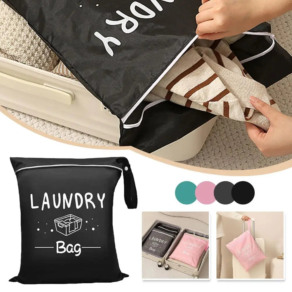 Waterproof Wet Bag for Fitness Leak-Proof Laundry Pouch with Zipper Odor Proof Gym Accessories Storage Bag for Swims Travel