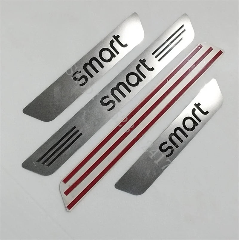 For Smart Fortwo Forfour 453 451 450 car Accessories Styling Door Sill Scuff Plate/Door Sill Door Sill Scuff Plate