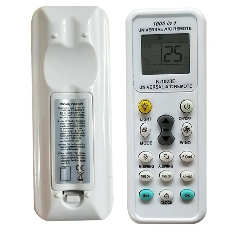1000 in 1 Universal Remote Control K-1028E AC Digital LCD for Air Conditioner