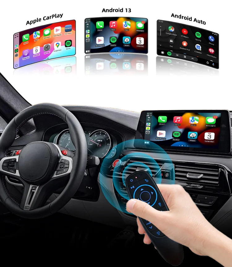 Wireless CarPlay Adapter Android Auto Smart AI Box Wholesale  Car Android 13 Youtube Netflix for BMW Universal Car Carplay Box