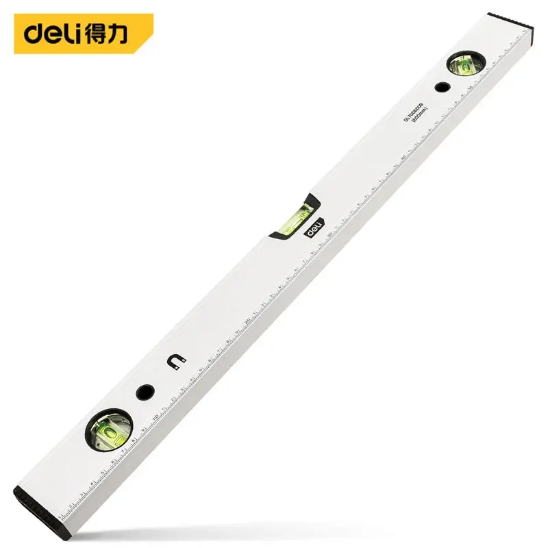 Deli Durable Spirit Level 600mm Level High Precision Level Multifunctional Horizontal Bubble Tube Woodworking Measuring Tools