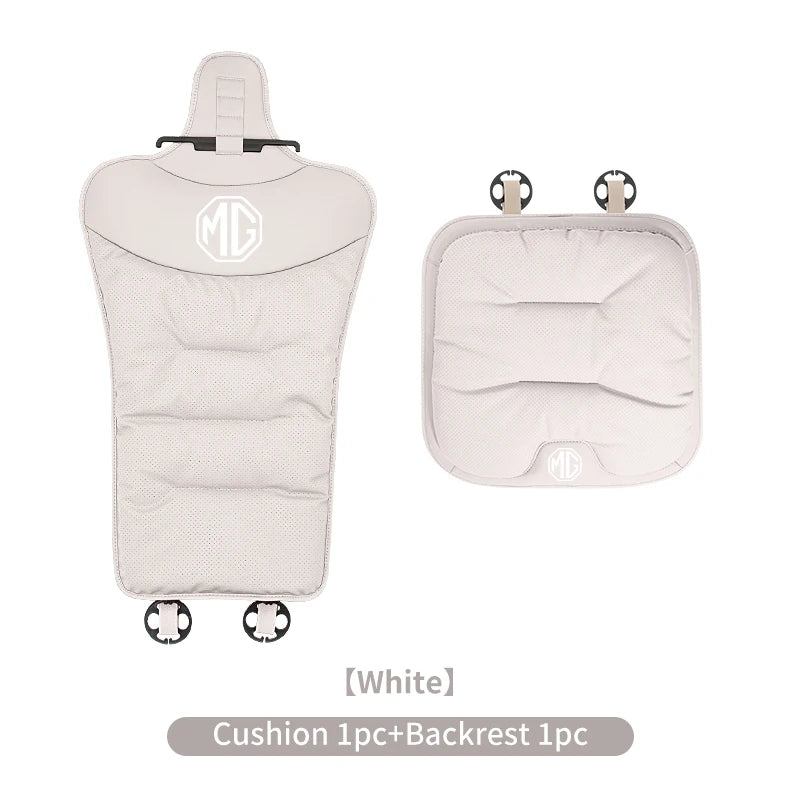 Car Velvet Cushion Leather Backrest Waist Pad Protector Cover Accessories For Morris Garages MG 3 5 6 7 HS ZS GS Hector TF GT ZR