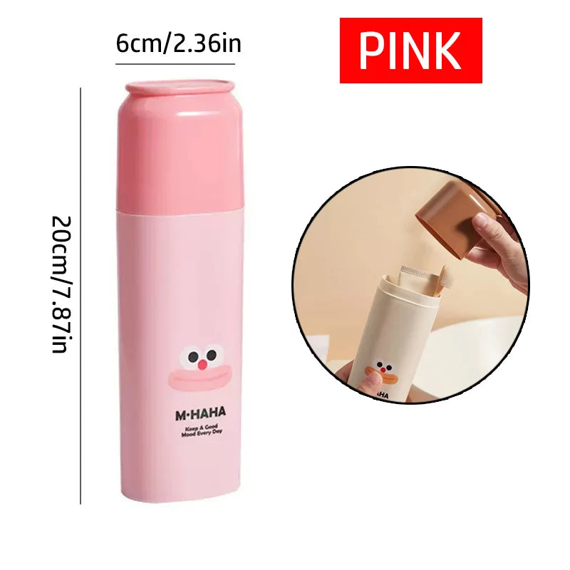 Cartoon Cute Toothbrush Box, Travel Container, Toothbridge Storage Box, Suitable for Personal Care and Home Furnishings
