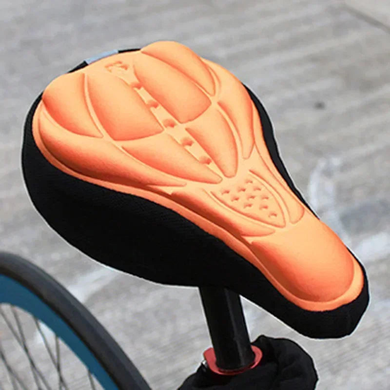 3D Bicycle Saddle Soft Cover Comfort Breathable Sponge Foam Seat Cushion Cycling Seat Pad Outdoor Mountain Bike Accessories