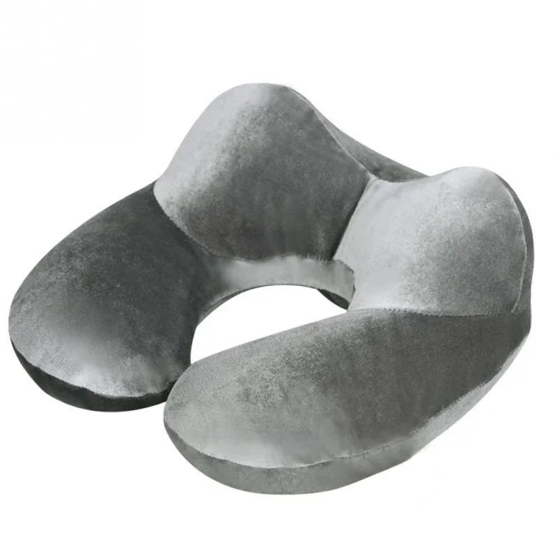 U-Shape Travel Pillow 4Colors Comfortable Pillows for Sleep for Airplane Inflatable Neck Pillow Travel Accessories Home Textile