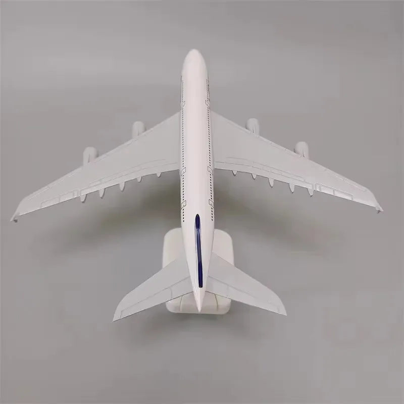 20cm Alloy Aircraft Model A380 Aircraft Airbus Lufthansa Resin Aircraft Model Toy With Landing Gear Collection Hobby Gift