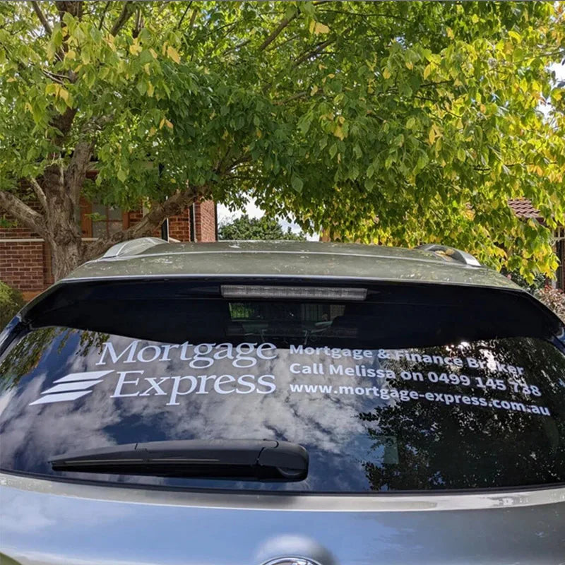 1PC Personalized Business Advertising Text Vinyl Sticker For Car Window Decor Custom Commercial Auto Rear Windshield Decal